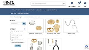 BPLampSupply - Crystal and Metal Chandelier Parts