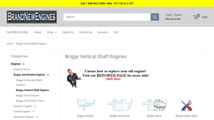 Briggs & Stratton - Vertical Engine 6.25 TP 625ex Series OHV