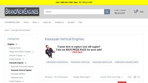 Kawasaki - Key Vertical Engine Products