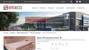 BrDeco Group - 50mm TPS Sandwich Panel
