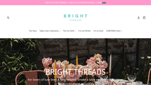 Bright Threads - Colorful Table Linen Collections