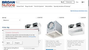 Broan - LOSONE SELECT™ Ventilation Fan