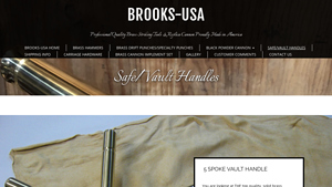 BROOKS - Solid Brass Safe/Vault Handle