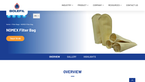 Brother Filtration - NOMEX Filter Bag