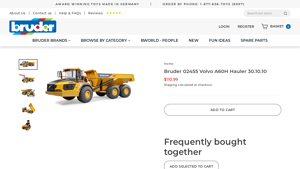 Bruder - Volvo A60H Hauler