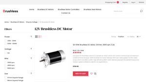 Brushless - 12V DC Motors