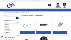 BSC Industries - Conveyor Chains and Sprockets