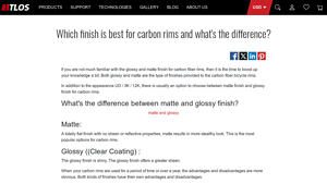 Btlos - Carbon Rims