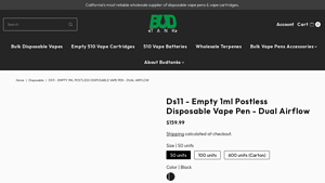 Budtank - DS11 Disposable Vape Pen