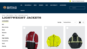 Buffalo Outdoors® - High Visibility Lightweight Jackets