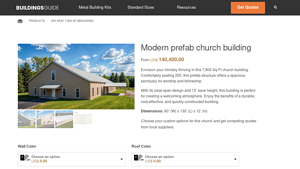 Buildings Guide - Modern Prefab Church Building