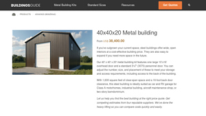 Buildings Guide - 40x40x20 Metal Building