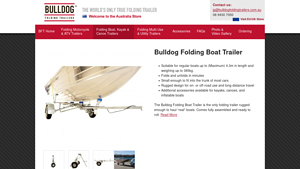 Bulldog - Folding Boat Trailer