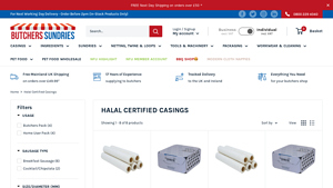 Butchers Sundries - Halal & Natural Sausage Casings