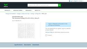Celotex - FFCL-224 Acoustical Ceiling Tiles