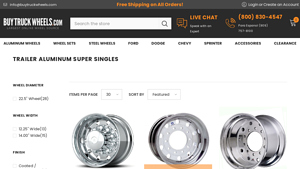 Alcoa Wheels - 22.5 x 14.00 High Polish Truck Wheel