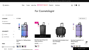 Byootique - Rolling Makeup Case