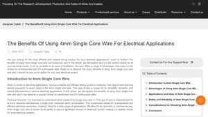 CableJN - 4mm Single Core Wire