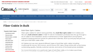 Cables.com - Bulk Fiber Optic Cable Rolls