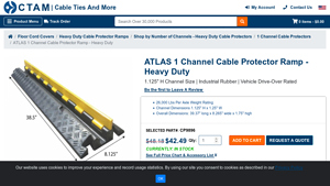 ATLAS - One Channel Cable Protector Ramp