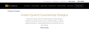 Cambria - Green Quartz Countertops