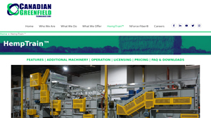 Canadian Greenfield Technologies - HempTrain™