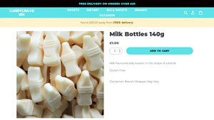 Candy Crave - Milk Bottles