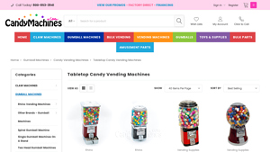 Candy Machines - Tabletop Vending Solutions