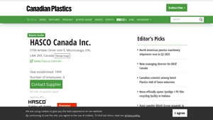 HASCO Canada Inc. - Plastics Solutions