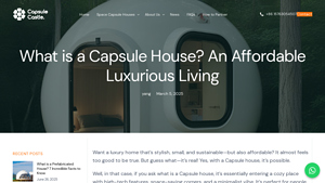 Capsule Castle - Compact Luxury Living