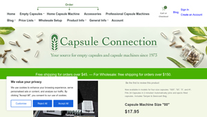 Capsule Connection - Capsule Machine Size 00