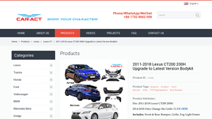 Lexus - 2011-2018 CT200 Bodykit Upgrade