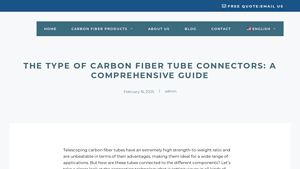 Carbon Fiber Techs - Tube Connectors