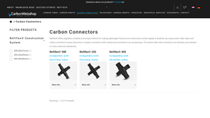 Carbon Connectors - Refiflex® Couplings and Custom Telescopes