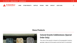 Carderock - Colored Granite Cobblestones