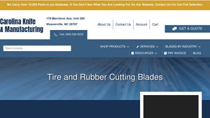 Carolina Knife - Tire & Rubber Cutting Blades