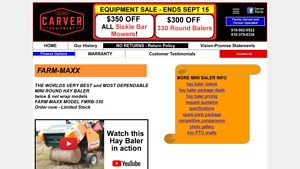 Farm-Maxx - Mini Round Hay Baler FMRB-330