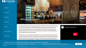 Cascade Architectural - Fabricoil® Metal Mesh Curtains