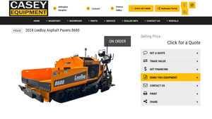 LeeBoy - Asphalt Paver 8680