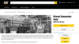 Cat - DE50 GC 50 kVA Diesel Generator
