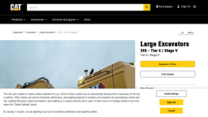 Cat - Large Excavators 395