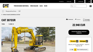 CAT - 307SSR Crawler Excavator