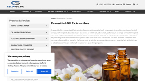 Cedar Stone Industry - Essential Oil Extraction Systems