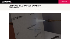 CEMBLOC® - CemBacker® Tile Backer Board