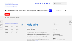 Ceramaterials - Molybdenum Wire