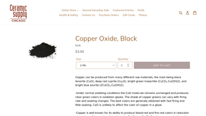 Copper Oxide - Black