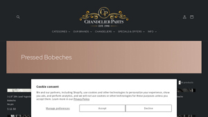 Chandelier Parts - Bobeche Collection