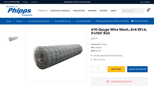 Chase Phipps - 10 Gauge Wire Mesh Roll