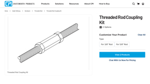 Chatsworth - Threaded Rod Coupling Kit