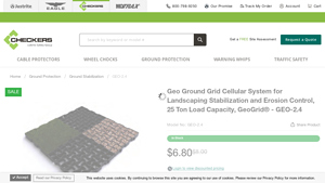 Justrite - GeoGrid Driveway Pavers